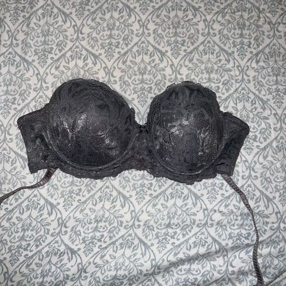 Strapless bra gray and convertible size 34C  - Picture 1 of 3